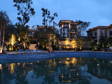 贵州高档别墅区灯光亮化